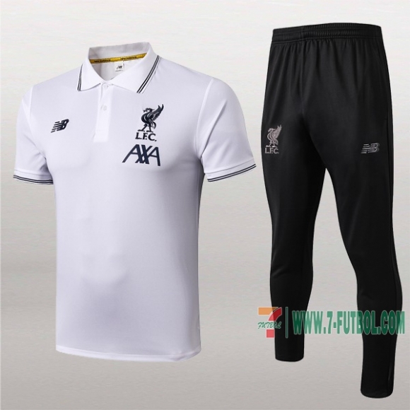 7-Futbol: La Nueva Polo Y Pantalones Del Fc Liverpool Manga Corta Blancas 2019/2020