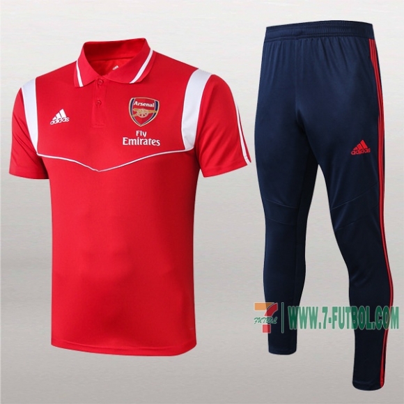 7-Futbol: La Nueva Polo Y Pantalones Del Fc Arsenal Manga Corta Roja/Blancas 2019/2020