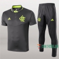 7-Futbol: La Nueva Polo Y Pantalones Del Flamengo Manga Corta Gris Oscuro 2019/2020