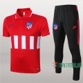 7-Futbol: Las Nuevas Polo Y Pantalones Del Atletico Madrid Manga Corta Roja Blancas 2020/2021