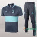 7-Futbol: Las Nuevas Polo Y Pantalones Del Juventus Manga Corta Gris Azul 2020/2021
