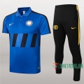 7-Futbol: La Nueva Polo Y Pantalones Del Inter Milan Manga Corta Azul Negra 2020/2021