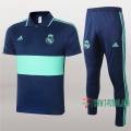 7-Futbol: La Nueva Polo Y Pantalones Del Real Madrid Manga Corta Azul Verde 2020/2021