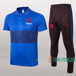 7-Futbol: La Nueva Polo Y Pantalones Del Barcelona Fc Manga Corta Azul 2020/2021