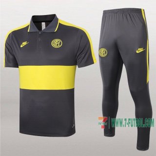 7-Futbol: La Nueva Polo Y Pantalones Del Inter Milan Manga Corta Amarilla 2020/2021