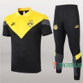7-Futbol: Las Nuevas Polo Y Pantalones Del Dortmund Bvb Manga Corta Amarilla Negra 2020/2021