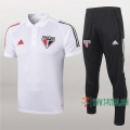 7-Futbol: La Nueva Polo Y Pantalones Del Sao Paulo Fc Manga Corta Blancas 2020/2021