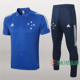 7-Futbol: La Nueva Polo Y Pantalones Del Cruzeiro Ec Manga Corta Azul 2020/2021