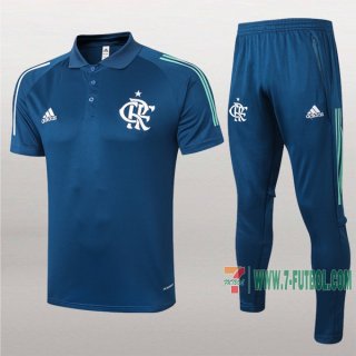 7-Futbol: Las Nuevas Polo Y Pantalones Del Flamengo Manga Corta Azul Marino 2020/2021