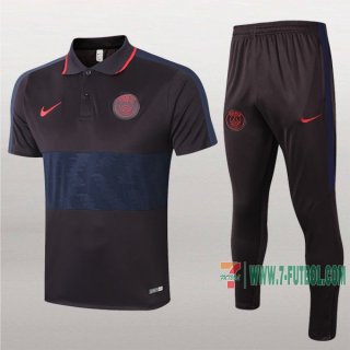 7-Futbol: La Nueva Polo Y Pantalones Del Paris Psg Manga Corta Negra 2020/2021