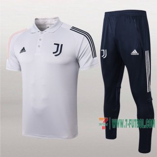 7-Futbol: La Nueva Polo Y Pantalones Del Juventus Manga Corta Gris Claro 2020/2021
