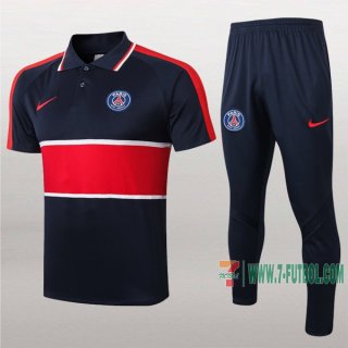 7-Futbol: Las Nuevas Polo Y Pantalones Del Paris Psg Manga Corta Azul Marino Roja 2020/2021