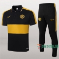 7-Futbol: Las Nuevas Polo Y Pantalones Del Inter Milan Manga Corta Negra Amarilla 2020/2021