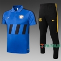 7-Futbol: Las Nuevas Polo Del Inter Milan Futbol Manga Corta Azul - Negra C415# 2020 2021 Venta Caliente