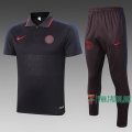 7-Futbol: La Nueva Polo Del Psg Paris Saint Germain Futbol Manga Corta Negra - Gris C426# 2020 2021