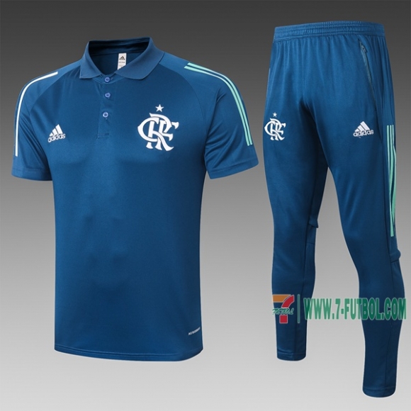 7-Futbol: La Nueva Polo Del Flamen Futbol Manga Corta Azul Marino C459# 2020 2021 Venta Caliente