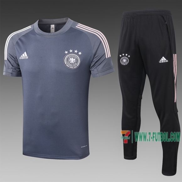 7-Futbol: Las Nuevas Polo Del Alemania Futbol Manga Corta Gris Oscuro C470# 2020 2021 Venta Caliente