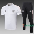 7-Futbol: Las Nuevas Polo Del Alemania Futbol Manga Corta Gris Claro C474# 2020 2021 Venta Caliente