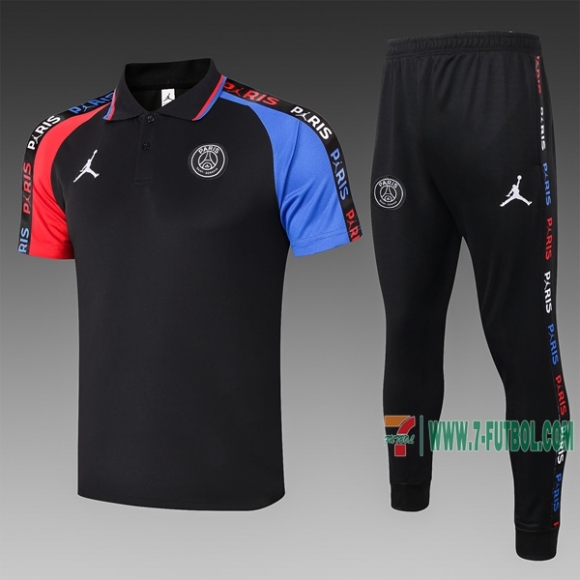 7-Futbol: La Nueva Polo Del Psg Paris Saint Germain Futbol Manga Corta Negra C483# 2020 2021 Venta Caliente