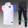 7-Futbol: La Nueva Polo Del Air Jordan Futbol Manga Corta Blancas C489# 2020 2021 Venta Caliente