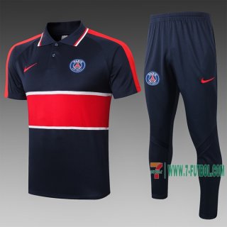 7-Futbol: La Nueva Polo Del Psg Paris Saint Germain Futbol Manga Corta Azul Marino - Roja C497# 2020 2021