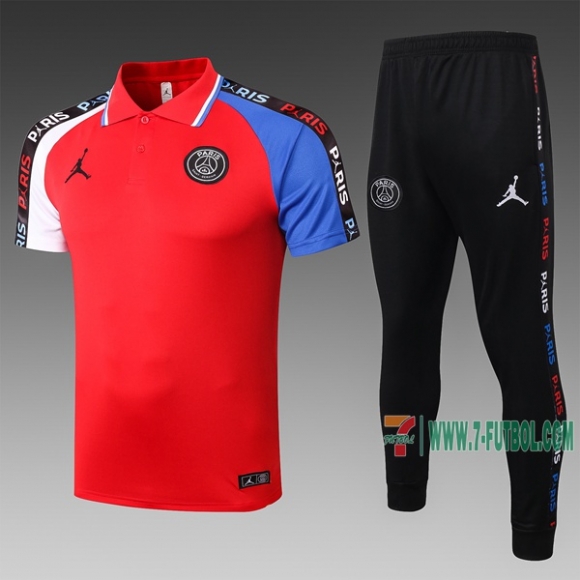 7-Futbol: La Nueva Polo Del Air Jordan Futbol Manga Corta Roja C501# 2020 2021 Venta Caliente