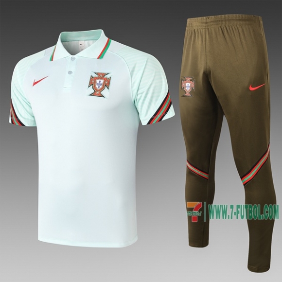 7-Futbol: Las Nuevas Polo Del Portugal Futbol Manga Corta Verde C510# 2020 2021 Venta Caliente