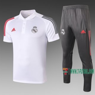 7-Futbol: Las Nuevas Polo Del Real Madrid Futbol Manga Corta Blancas C512# 2020 2021 Venta Caliente