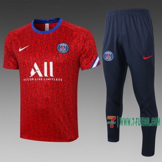 7-Futbol: Las Nuevas Polo Del Psg Paris Saint Germain Futbol Manga Corta Roja C536 2020 2021