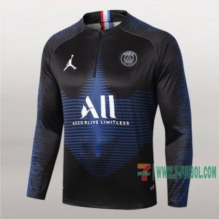 7-Futbol: Nuevo Sudadera Del Psg Paris Jordan Medio Zip Azul Marino 2019-2020