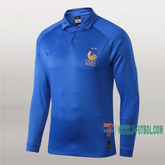 7-Futbol: Nuevas Sudadera Del Francia Conmemorativa 100 Eme Azul 2019-2020