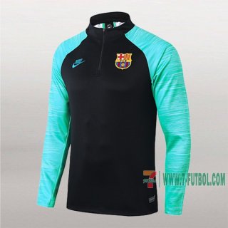 7-Futbol: Nuevas Sudadera Del Fc Barcelona Medio Zip Verde Negra 2019-2020