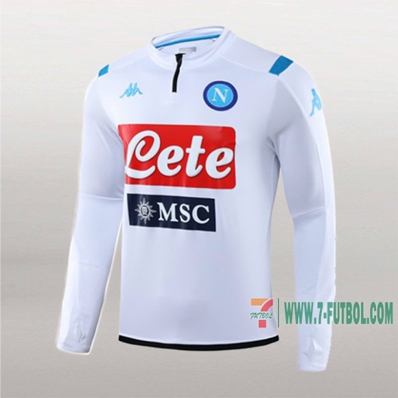 7-Futbol: Nuevo Sudadera Del Ssc Napoli Medio Zip Blancas 2019-2020 7-Futbol: Nuevo Sudadera Del Ssc Napoli Medio Zip Blancas 2019-2020