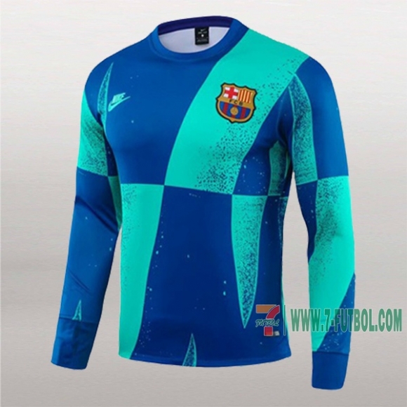 7-Futbol: Nuevo Sudadera Del Fc Barcelona Azul Verde 2019-2020