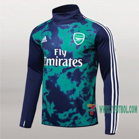 7-Futbol: Nueva Sudadera Del Arsenal Fc Cuello Alto Verde Oscuro 2019-2020