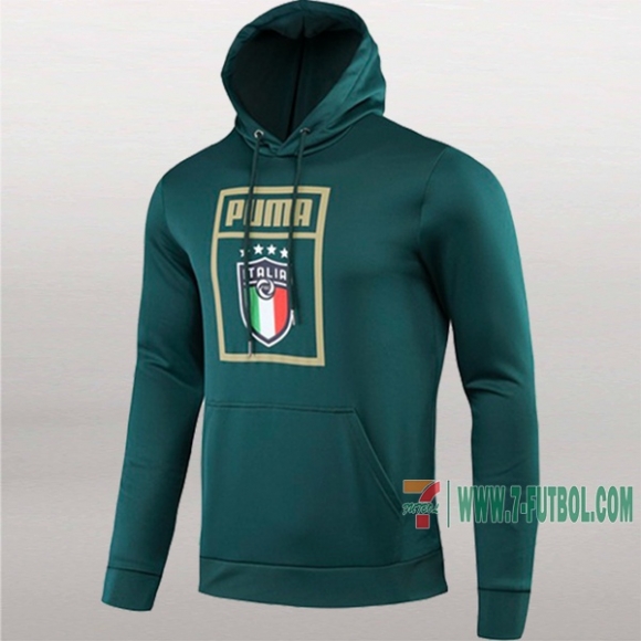 7-Futbol: Nuevas Sudadera Del Italia Con Capucha Verde 2019-2020