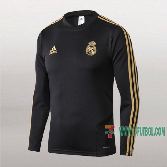 7-Futbol: Nuevo Sudadera Del Real Madrid Negra 2019-2020