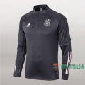 7-Futbol: Nuevo Sudadera Del Alemania Medio Zip Gris Oscuro 2019-2020