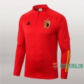 7-Futbol: Nuevas Sudadera Del Belgica Medio Zip Roja 2019-2020