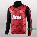 7-Futbol: Nueva Sudadera Del Manchester United Cuello Alto Roja 2019-2020