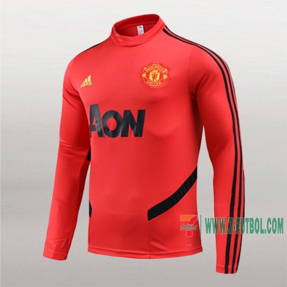 7-Futbol: Nuevas Sudadera Del Manchester United Roja 2019-2020