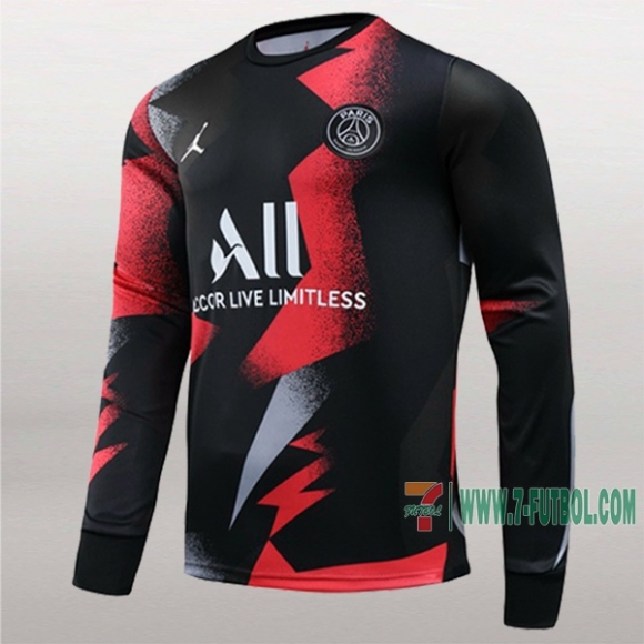 7-Futbol: Nueva Sudadera Del Psg Paris Jordan Negra Roja 2019-2020