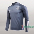 7-Futbol: Nuevas Sudadera Del Alemania Medio Zip Gris Oscuro 2020-2021