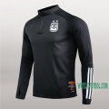 7-Futbol: Nuevo Sudadera Del Argentina Medio Zip Negra 2020-2021