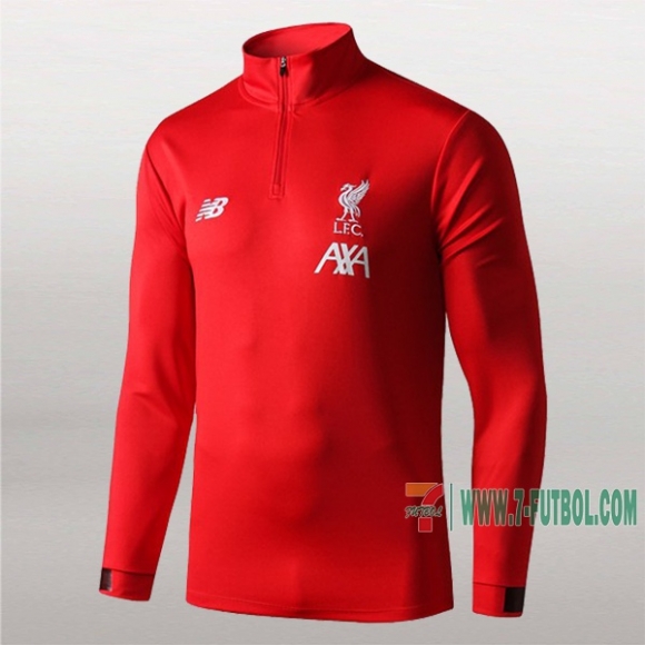 7-Futbol: Nuevo Sudadera Del Fc Liverpool Medio Zip Roja 2019-2020