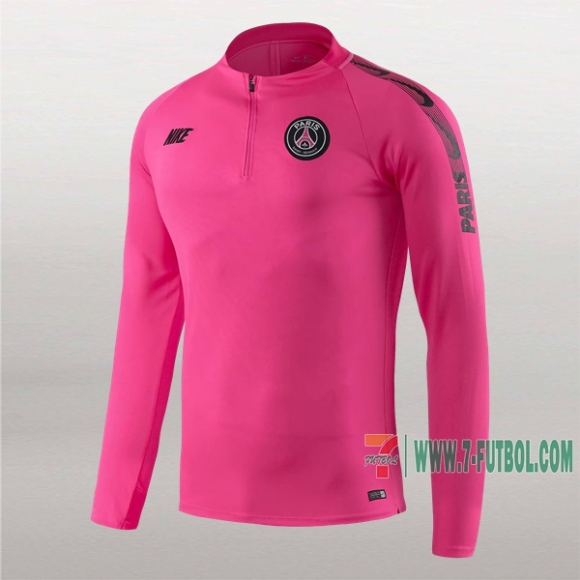 7-Futbol: Nuevas Sudadera Del Psg Paris Medio Zip Rosa 2019-2020