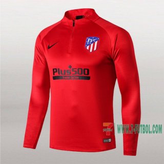 7-Futbol: Nueva Sudadera Del Atletico Madrid Medio Zip Roja 2019-2020
