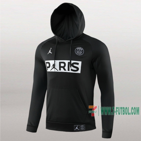 7-Futbol: Nuevo Sudadera Del Psg Paris Jordan Con Capucha Negra 2019-2020