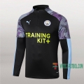 7-Futbol: Nueva Sudadera Del Manchester City Medio Zip Azul/Negra 2019-2020