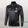 7-Futbol: Nuevas Sudadera Del Fc Liverpool Medio Zip Negra 2019-2020